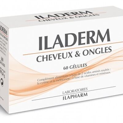 Iladerm Cheveux et Ongles - Fortifiant - 60 gélules