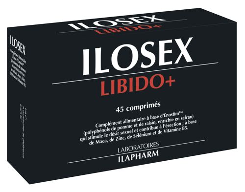 Ilosex- Performances sexuelles et Libido - 45 comprimés