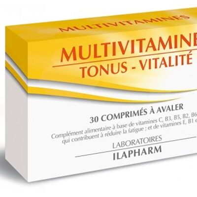 Multivitamines- Tonus et vitalité - 30 comprimés