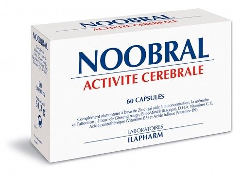Noobral - Un esprit vif et une mémoire fidèle - 60 capsules