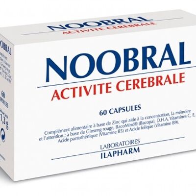 Noobral - Un esprit vif et une mémoire fidèle - 60 capsules