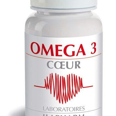 Oméga 3 - Coeur - Cardiovasculaire - 60 capsules