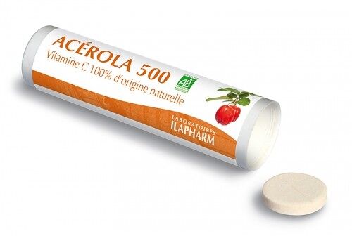 Acérola BIO - Vitamine C 100% naturelle - 15 comprimés à croquer