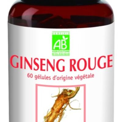 ORGANIC Red Ginseng - Tonus and sexual energy - 60 capsules