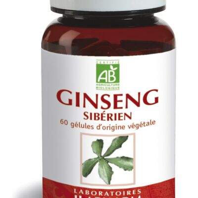 ORGANIC Siberian Ginseng - Strengthen your body - 60 capsules