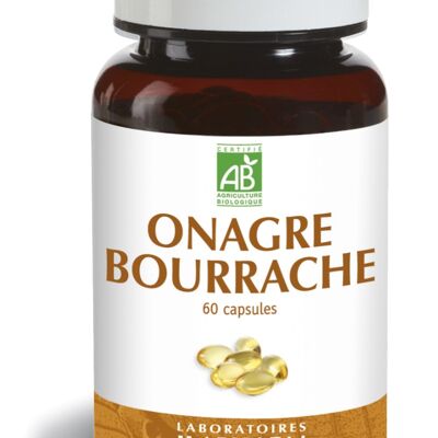 Onagre Bourrache BIO - Une peau belle et saine - 60 capsules