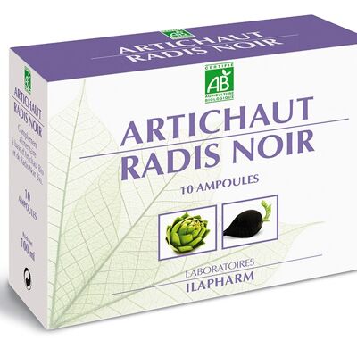Artichaut Radis noir BIO - Détox-Draineur - 10 ampoules