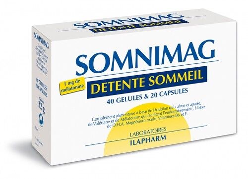 Somnimag - Sommeil et nuits sereines - 40 gélules et 20 capsules