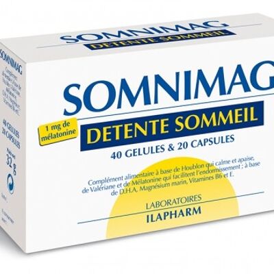 Somnimag - Sleep and serene nights - 40 capsules and 20 capsules