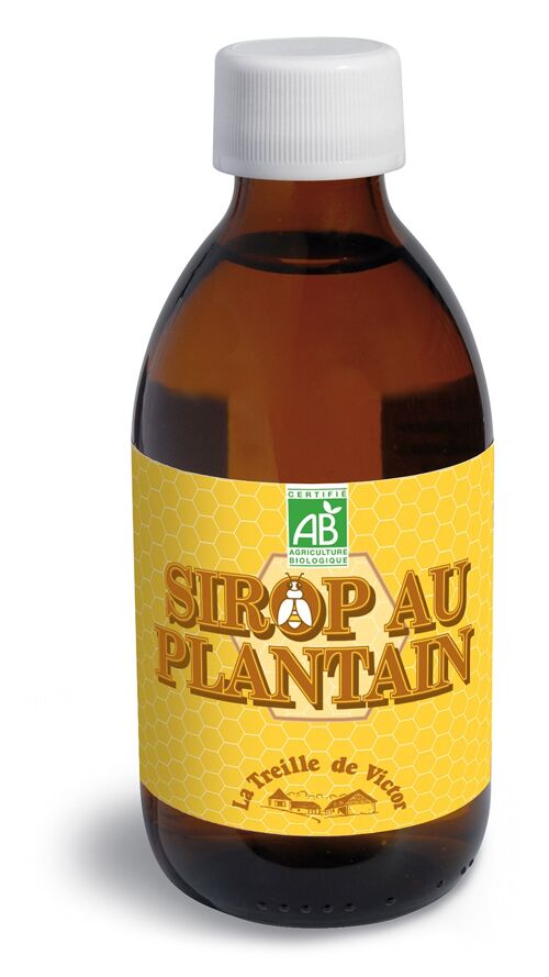 Sirop Plantain BIO - Gorge - Bouteille de 250 ml