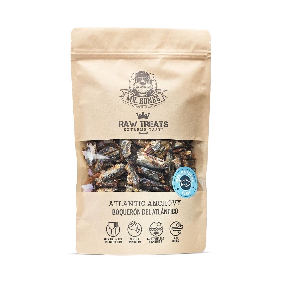 Raw Treats Anchois de l'Atlantique 400g