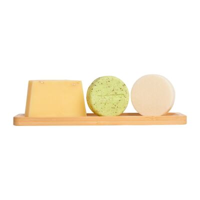 XL Bamboo Soap dish - Rectangle