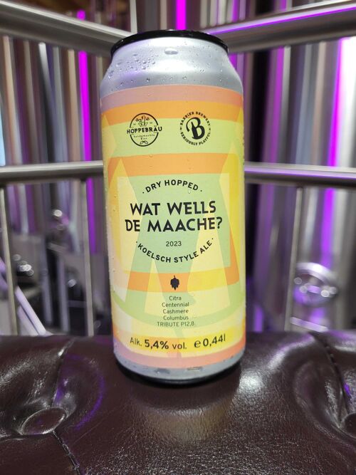 Hoppebräu X BaxBier Groningen "Wat wells de maache?" Koelsch Style Ale