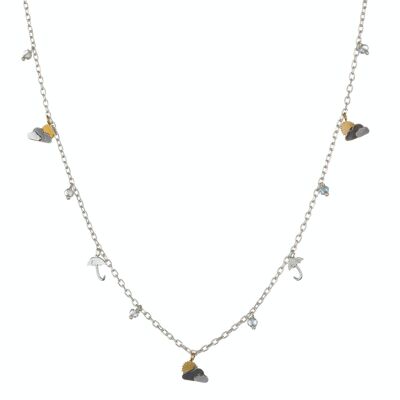Sunshine And Showers Charm Necklace