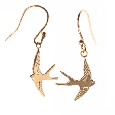 Swallow Drop Earrings