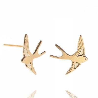 Swallow Stud Earrings