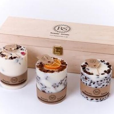 Gift Set of 3 Medium Different Candles