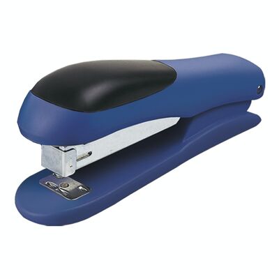 Large stapler made of blue plastic