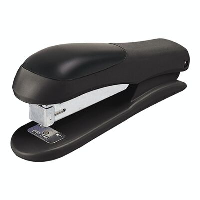 Large stapler made of black plastic