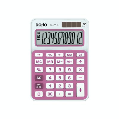 small pink calculator