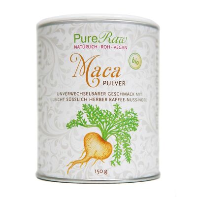 Maca en polvo (orgánica y cruda) 150 g