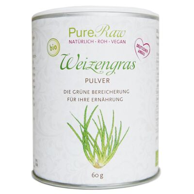 Wheatgrass Powder (Organic & Raw) 60 g