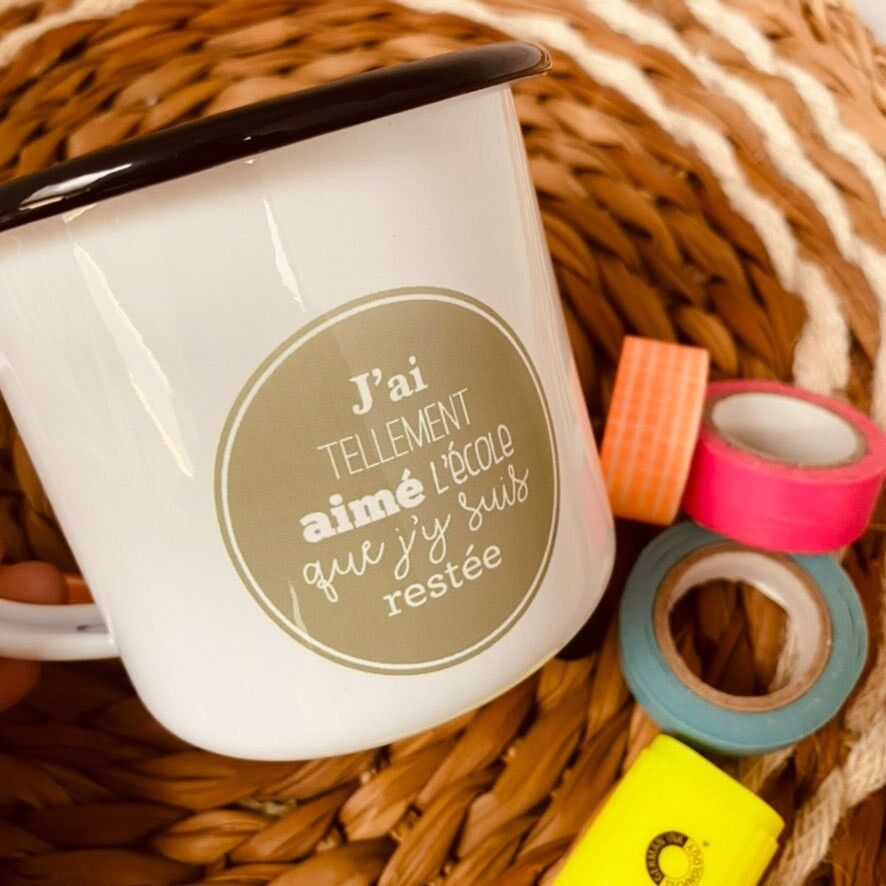 Tazza smaltata - Instit - Mi piaceva tanto la scuola