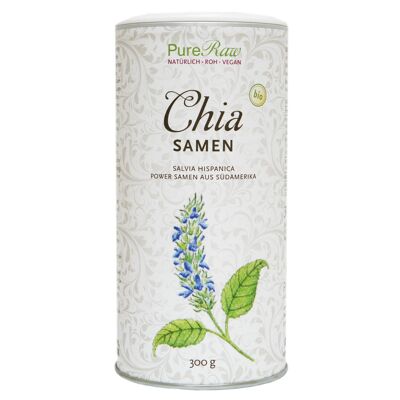 Chia seeds (organic & raw), 300 g