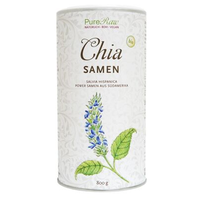 Chia seeds (organic & raw), 800 g