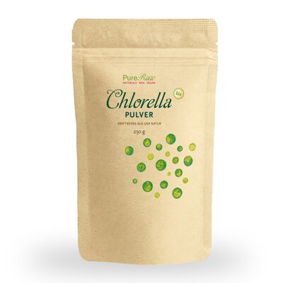 Chlorella powder (China), (organic & raw) 250 g