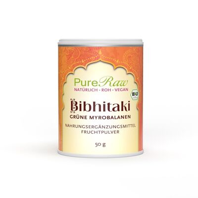 Bibhitaki Pulver (Bio & Roh) 50 g