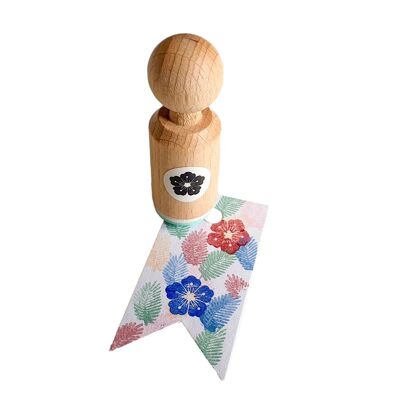 Tropische Blumen-Mini-Stempel