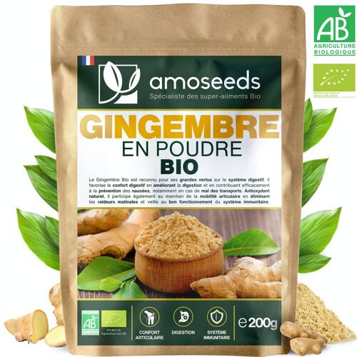 Buy wholesale Organic Ginger Powder 200G