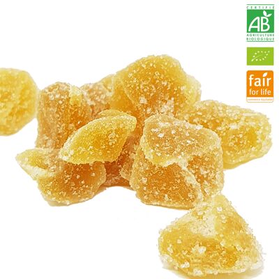 FAIR GINGER - CUBE DE GINGEMBRE BIO - 5KG - 8 x 20 mm