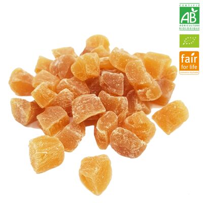 FAIR GINGER - ORGANIC GINGER CUBES - LOW IN SUGAR - 5KG