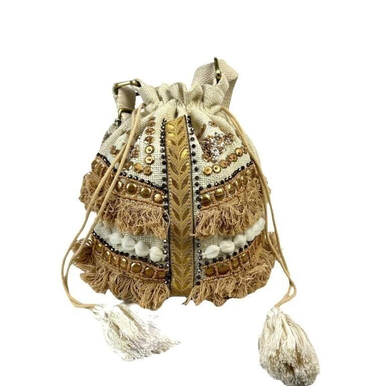 Borsa da donna in juta fatta a mano. Prossimamente Saldi Moda Mamma Online