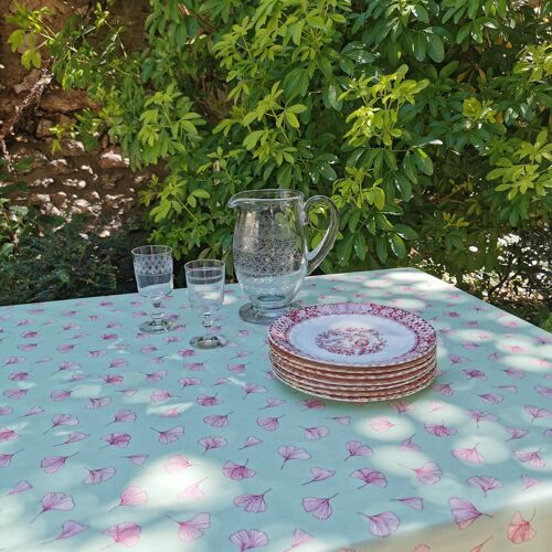 Nappe enduite Ginkgo Pistache