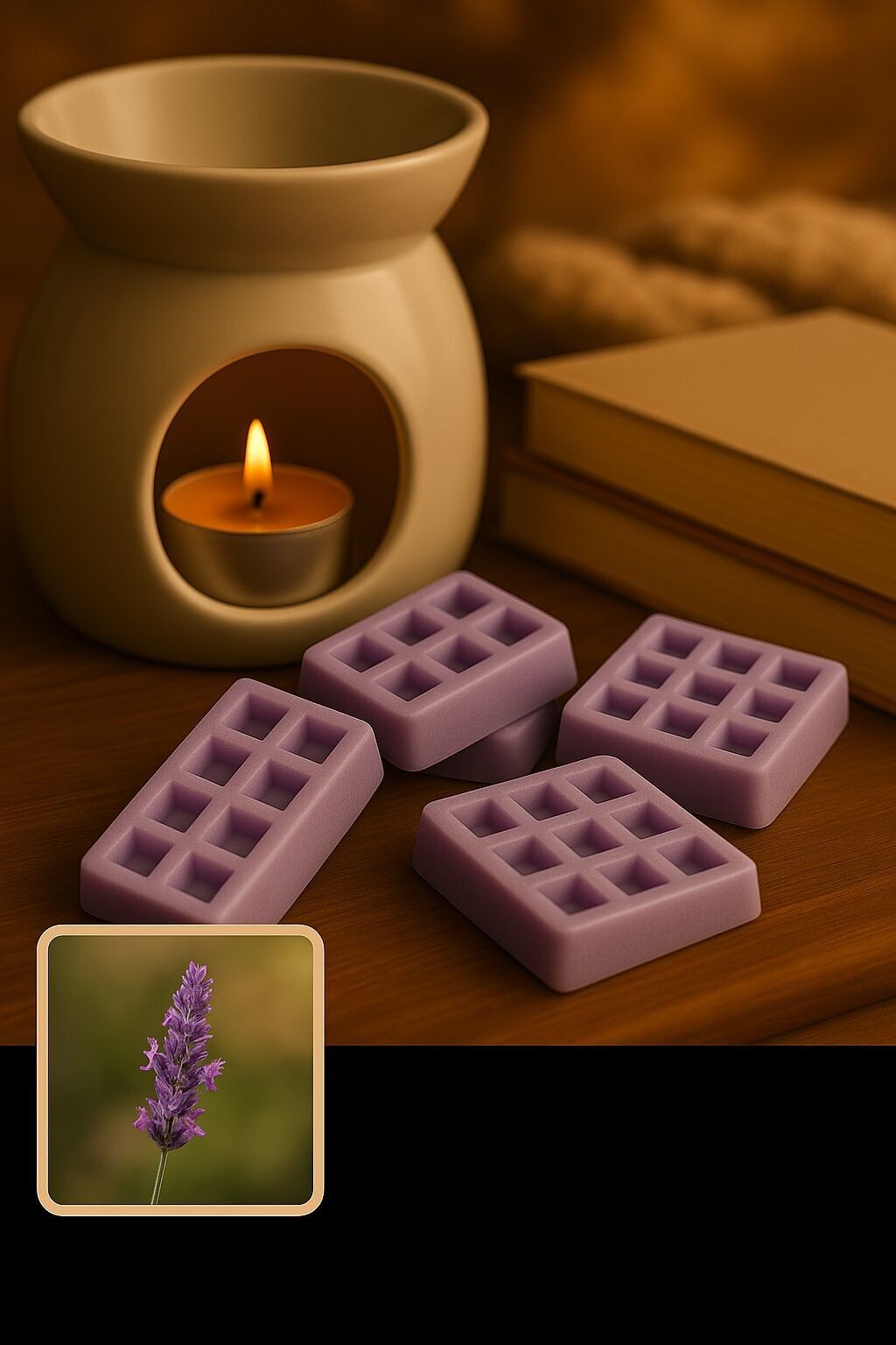 LAVENDEL duftender Fondant