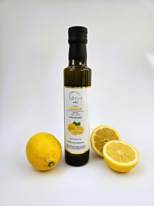 Opus Oléa Lemon infused extra virgin olive oil