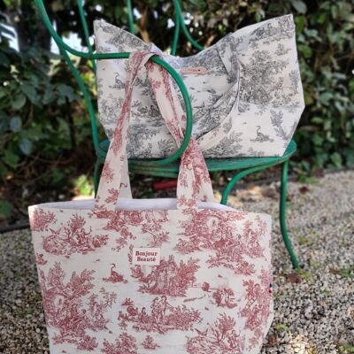 Jouy canvas tote bag