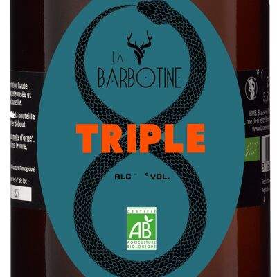 Triple Beer La Barbotine 75cl