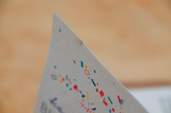 Carte postale A6 en papier graine "Bouquet" 3