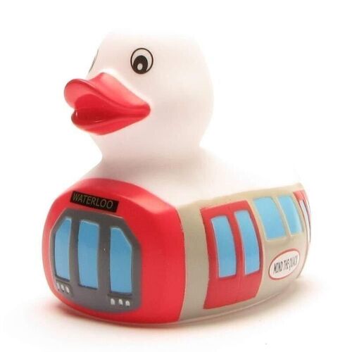 Badeente  Yarto - London Tube Train Duck  Gummiente