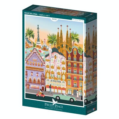 Barcelona - Puzzle mit 1000 Teilen