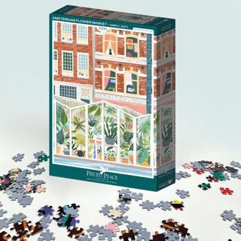 Amsterdam Flower Market - Puzzle 1000 pièces 3