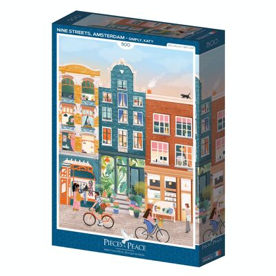 Neun Straßen, Amsterdam - Puzzle mit 500 Teilen