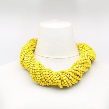 NEXT Collier Pashmina - Jaune - 10 Rangs 3