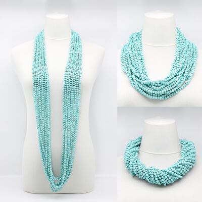 NEXT Pashmina Necklace - Turquoise - 10 Strands