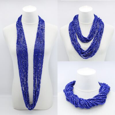 NEXT Pashmina Collar - Azul Cobalto - 10 Hebras