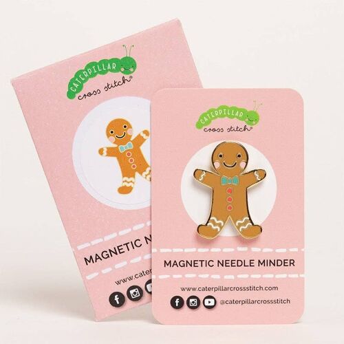 Gingerbread Magnetic Needle Minder